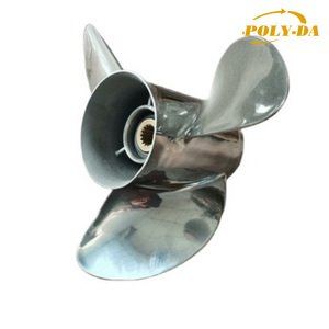 LH 150-300HP 13 3/4X <span class=keywords><strong>21</strong></span> Thép Không Gỉ Thuyền Phía Ngoài Cánh Quạt Marine <span class=keywords><strong>PROPELLER</strong></span> Thích Hợp Cho YAMAHA Động Cơ - Product Image 3