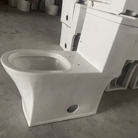 WC moderne à poser au sol avec siphon, cuvette allongée américaine, ensemble de toilettes deux pièces pour salle de bain