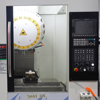 Centre d'usinage vertical CNC 3 axes Tour CNC Fraiseuse Automatique Prix VMC