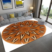 Custom logo Thiopian Traditional Cross Design Printed Carpet Rugs 3d Carpet Tapis De Salon Home Decor