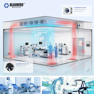 Ventilador Radial Industrial Blauberg de 280 mm con Aspas de Acero Inoxidable, Montaje en Ducto, Ventilador Central HVAC de 230 V con Certificación CE para Ventilación - Product Image 6