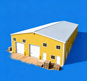 Almacén Prefabricado de Estructura de Acero Moderna, Acero Galvanizado de Alta Resistencia, Ecológico y Fácil de Instalar para Pequeñas y Medianas Empresas - Product Image 3