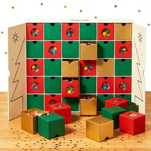 <span class=keywords><strong>Calendario</strong></span> de Adviento con Cajas Sorpresa para la Cuenta Regresiva de Navidad, con Cajones, de Cartón Rígido, para Regalos Navideños - Product Image 3