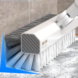 Cepillo de limpieza de suelo PP de plástico de cerdas duras de mango largo, sin esquinas muertas, cepillo para azulejos de baño doméstico para coches - Product Image 4