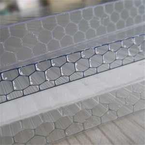 Rollos de policarbonato de panel de panal hueco de plástico transparente para hoja de plástico de cobertizo de coche - Product Image 2