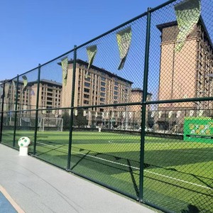 Bóng rổ Tòa Án bóng đá Tòa Án thể thao hàng rào PVC tráng kẽm sân <span class=keywords><strong>tennis</strong></span> bóng đá Chuỗi liên kết hàng rào trang trại hàng rào cho xuất khẩu - Product Image 4