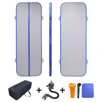Tapis de gymnastique Airtrack personnalisé 3m/4m/6m/8m/10m, sol à Air, ensemble de faisceaux d'équilibre, piste d'air pour la pratique en plein Air