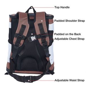 Customized Soft-Sided Pet Carrier <b>Backpack</b> for <b>Small</b> Cats and Dogs Travel Bags - Product Image 4