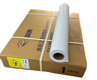 80gsm, 508mm/610mm/880/914mm/1070mm de papel de dibujo de ingeniería, papel de diseño de papel para materiales de entrenamiento, núcleo de 2 pulgadas