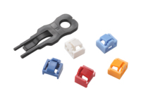LIYUAN LY-QT015 LY-QT016 RJ45 Port Blocker Dust Blocker RJ45 Dust Cover Cap Female Port Plugs Protector Connector Accessories