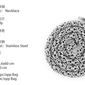 Collar de cadena grande de acero inoxidable para hombre, regalos para hombre, accesorios, pulsera de moda estilo Hip Hop Rock, joyería. - Product Image 5