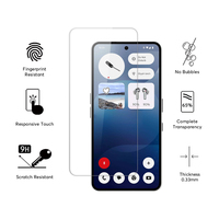 Protecteur d'écran de téléphone en verre trempé 9H pour le protecteur d'écran Nothing Phone 3a/3a Pro