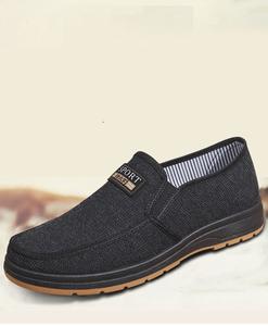 Удобная стильная дешевая парусиновая обувь без шнуровки, 2025 мужская обувь - Product Image 4