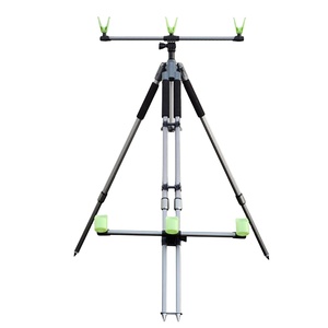 Vente chaude Réglable Télescopique 3-<span class=keywords><strong>Rod</strong></span> En Alliage D'aluminium Stable Trépied Stand Surf Canne À Pêche <span class=keywords><strong>Pod</strong></span> Avec Conception De Côtes Renforcées - Product Image 1