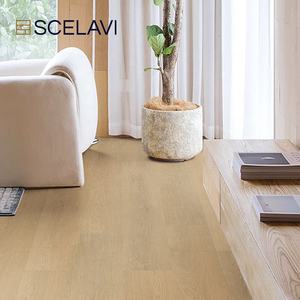 Revêtement de sol en vinyle SPC auto-adhésif longue durée Vinyle PVC en bois commercial résistant aux rayures et aux taches pour une utilisation en intérieur dans la cuisine - Product Image 2