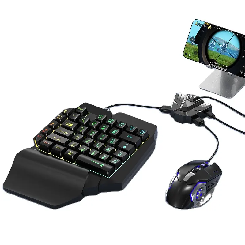 Gaming Controller for Mobile Modern Design Keyboard and Mouse Converter for Game