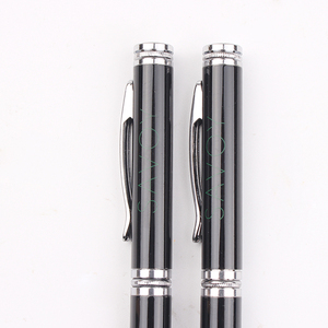 Stylos à bille en métal chromé pour hôtel, nouveau modèle 2024, avec logos personnalisés - Product Image 4