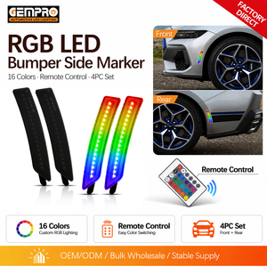 Feux de position latéraux LED RGB avant et arrière pour Ford Mustang S650 Gen7 2024 et plus, en stock aux États-Unis, approvisionnement facilité pour les revendeurs - Product Image 1