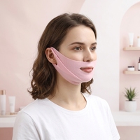 Masque pour le menton en collagène V-Line, réducteur de double menton, masque amincissant pour le visage, raffermit la peau relâchée, hydrate et lift le bas du visage