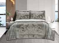 Couette en flanelle gaufrée éclairée et non éclairée 4 ensembles