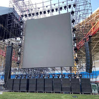 Pantalla LED de Alquiler para Eventos en Interiores y Exteriores, Conciertos, P2.6 P2.9 P3.91 500x500mm 500x1000mm IP65, Pantalla de Texto para Iglesias