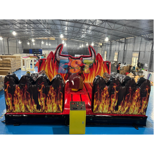 Rodéo gonflable équitation taureau mécanique prix des fabricants adultes <span class=keywords><strong>fou</strong></span> tour machine boîte <span class=keywords><strong>de</strong></span> contrôle <span class=keywords><strong>feu</strong></span> jeu <span class=keywords><strong>de</strong></span> taureau mécanique - Product Image 3