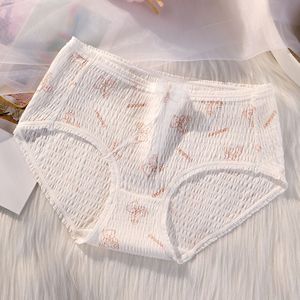 Wholesale Comfortable Mid Waist Underwear Breathable Underpants Soft Loveliness Briefs Women's Girl Knickers <strong>Frilly</strong> Underwear - Product Image 6