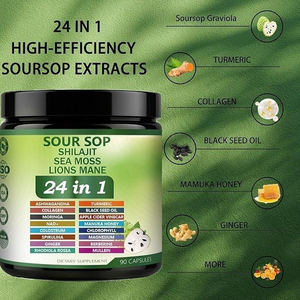 BIOCCHN Extracto Natural de Hojas de Guanábana, Suplementos Digestivos y Respiratorios, Cápsulas Orgánicas de Fruta de Guanábana - Product Image 3