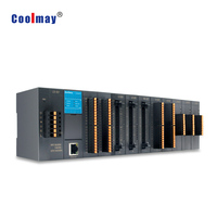 Coolmay modul Cpu Plc terintegrasi 12 DI 12 DO 4 AI 4AO Transistor NPN Output Ethernet hingga 512 poin I/O