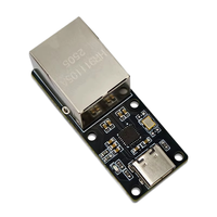 Adaptador Ethernet USB-C a RJ45 ZYSY CH397A, Tarjeta de Red USB de 100 Mbps con Controlador, Compatible con Plug and Play
