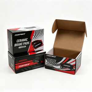 Plaquettes de frein avec logo imprimé personnalisé Boîtes d'emballage en <span class=keywords><strong>papier</strong></span> ondulé en carton rigide Boîtes d'expédition en carton pour pièces automobiles - Product Image 1