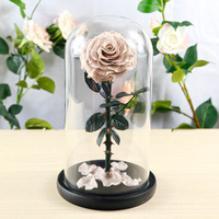AYOYO Vente en gros, fourniture directe d'usine, dôme en verre, coffret cadeau, cadeaux pour la Saint-Valentin, roses éternelles, fleurs éternelles