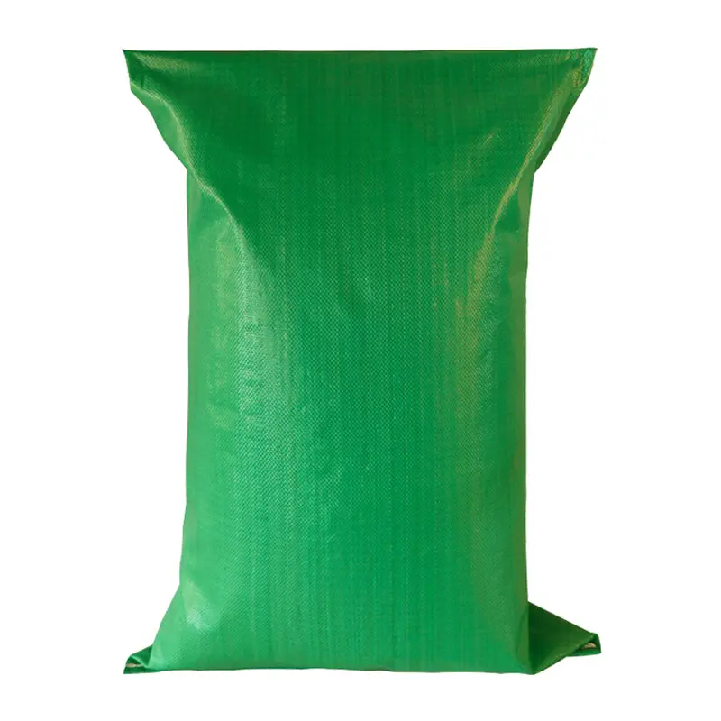 Paket pertanian kantong anyaman pp plastik dapat didaur ulang kantung kemasan nasi tepung 25 50kg tas anyaman pp plastik tepung semen
