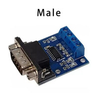 Módulo convertidor SP3232 TTL a RS232, adaptador de puerto serie DB9 macho/hembra