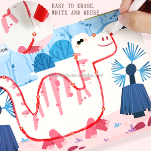 Gioco Educativo per Bambini con Adesivi da Abbinare, Carte Didattiche <span class=keywords><strong>e</strong></span> Libro delle Attività con Supporto per la Penna - Product Image 4