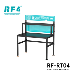 Banco da Lavoro RF4 RT04 per <span class=keywords><strong>Laboratorio</strong></span> <span class=keywords><strong>con</strong></span> Ripiano Portaoggetti e Piedini Regolabili per Laboratori Elettronici, R&D e Stazioni di Riparazione - Product Image 6