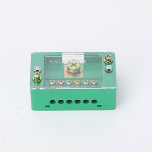 กล่องรวมสายไฟฟ้า Guan Yang FJ6JHD สำหรับวัดพลังงานไฟฟ้า 3 เฟส 4 สาย IP44 ABS สีเขียว พร้อมอุปกรณ์เชื่อมต่อสายไฟ - Product Image 1