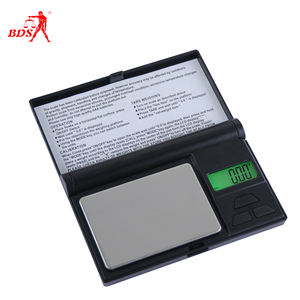 Báscula Digital de Bolsillo Mini con Tapa Abatible para Labiales, Polvos y Pigmentos, Báscula Electrónica de 0.1g - Product Image 2