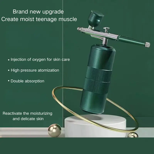 Aérographe en métal Nail Art Tattoo Gun Kit Mini compresseur d'air avec <span class=keywords><strong>injecteur</strong></span> d'oxygène pour les amateurs d'art des ongles et de tatouage - Product Image 2