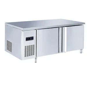 공장 도매 2 도어 카운터 냉각기 조리대 냉장고 아래 테이블 카운터 냉장고