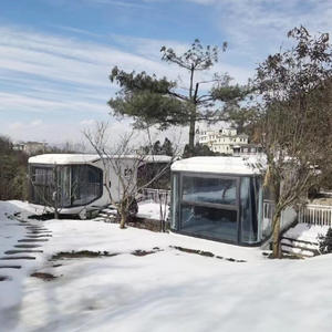 Capsule spatiale intelligente haut de gamme pour hébergement et repas, avec vue panoramique à 180 degrés, idéale pour les influenceurs et les voyages nomades - Product Image 2