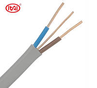 Vente directe usine – Câble électrique 600V NMD-90 2-3 conducteurs en cuivre pur, fil de terre nu, isolation PVC plate