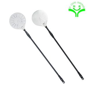 Xẻng xúc <span class=keywords><strong>pizza</strong></span> kim loại tùy chỉnh kích thước 12-14-16 inch, làm bằng thép không gỉ hoặc nhôm, có lỗ thoáng khí, tay cầm có thể tháo rời - Product Image 6
