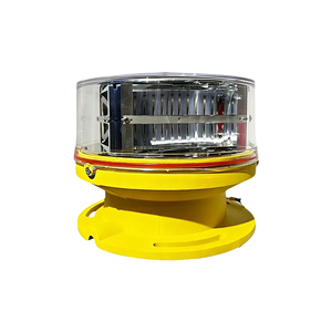 Luz de Obstrucción de Aviación LED Roja Intermitente de Intensidad Media Tipo B, Protección IP66, Resistencia al Viento de 240 km/h, Advertencia para Edificios Altos - Product Image 1