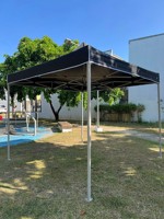 Tente pliante de 40 mm à double couche en PVC, imperméable, pour salon professionnel, abri pour événements sportifs, stand d'exposition extérieur
