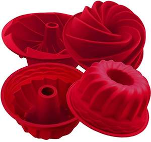 Factory Custom Big Single Vortex Spiral <strong>Cake</strong> <strong>Pan</strong> Kitchen <strong>Cake</strong> Baking Tool Silicone <strong>Cake</strong> Mold - Product Image 2