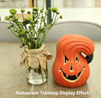 Lampes citrouilles d'Halloween pour la décoration saisonnière des fêtes d'Halloween, des jardins et des patios