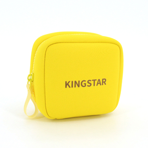 <span class=keywords><strong>Borsa</strong></span> <span class=keywords><strong>Organizer</strong></span> Cosmetica in Neoprene con Cerniera e Logo Personalizzato, Gialla, per Trucchi e Prodotti di Bellezza, Ideale per l'Estate - Product Image 4