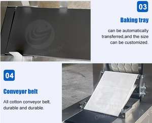 Orme Máy de chế tạo Biscuit nhỏ rotatif Biscuit làm cho máy Walnut Cookie khuôn Maker giá máy - Product Image 5