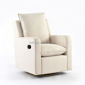 Sillón Reclinable Giratorio Tapizado para la Sala de Estancia de Bebés, Ideal para Padres Primerizos - Product Image 1